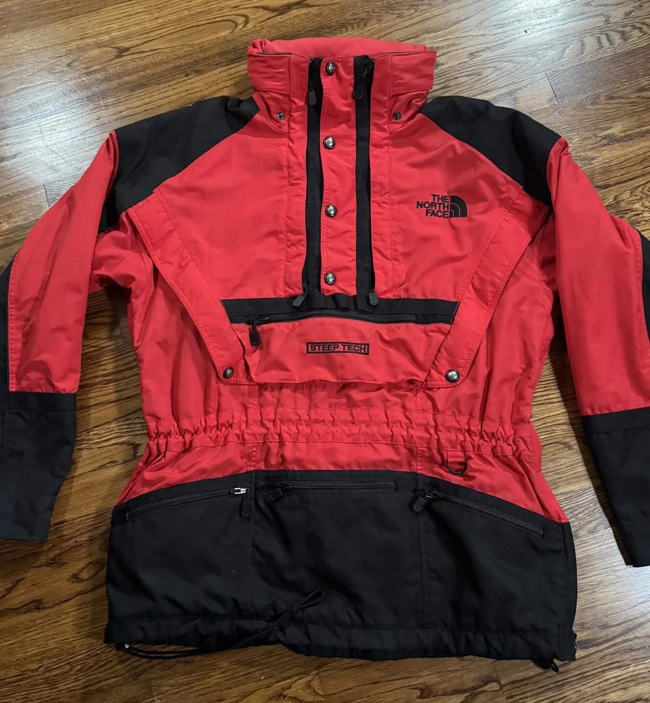 Vintage The North Face Steep Tech Red / Black Jacket (Size